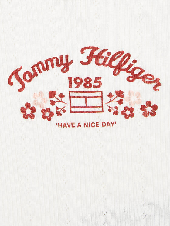Tommy Hilfiger Tommy Hilfiger Body dziecięce KN0KN01896 Biały