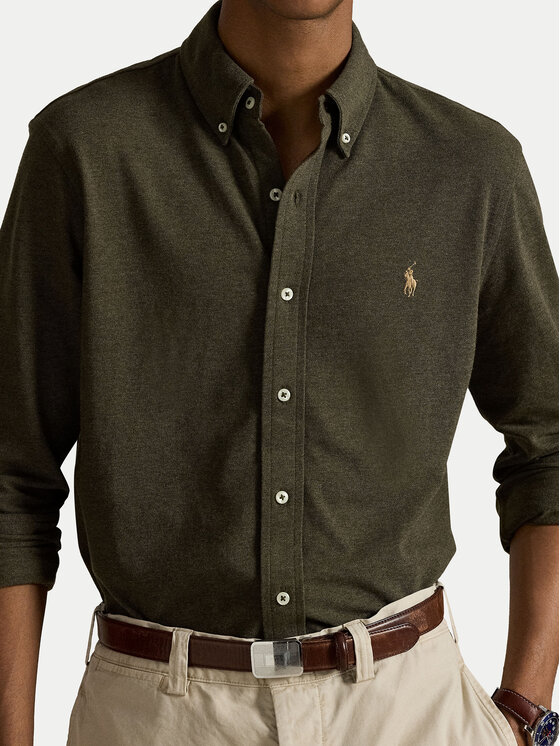 Polo Ralph Lauren Polo Ralph Lauren Cămașă 710654408111 Verde Regular Fit