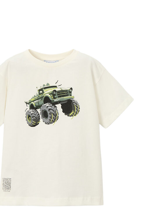 Mayoral Mayoral T-Shirt 3069 Λευκό Regular Fit