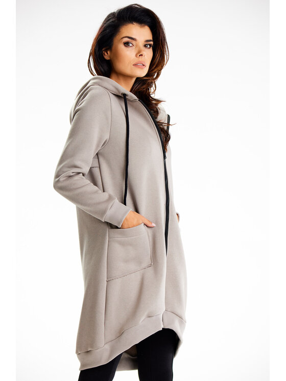 Infinite You Infinite You Felpa M334 Grigio Basic Fit