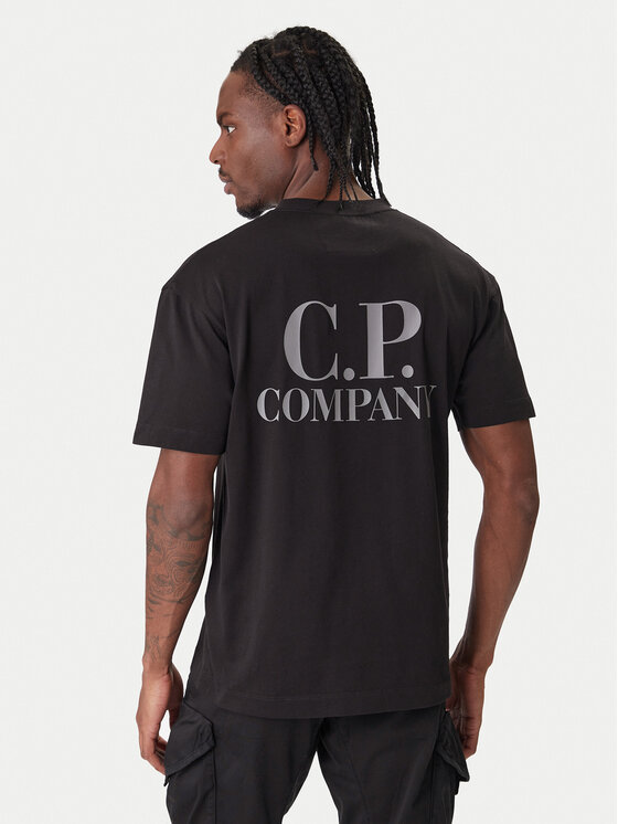 C.P. Company C.P. Company Póló 20CMTS086A005100W Fekete Regular Fit