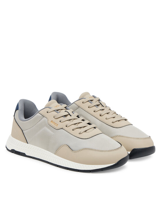 BOSS BOSS Sneakersy Titanium 50536481 Béžová