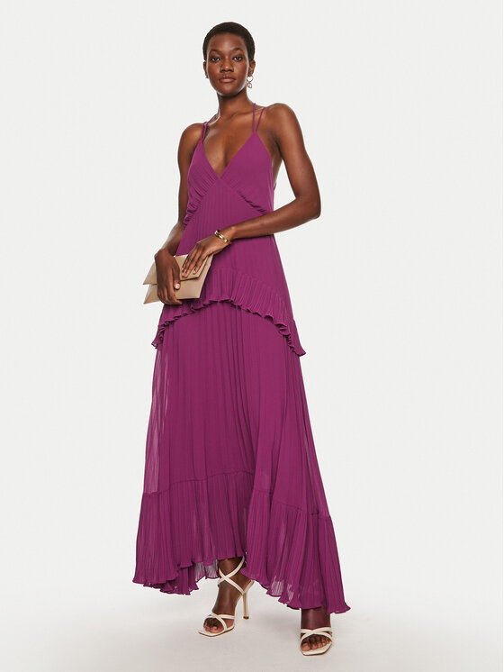 TWINSET TWINSET Coctailkleid 242TP2481 Violett Regular Fit