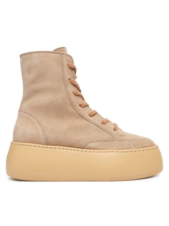 AGL AGL Polacchine Vibe Lowboot D946512PJV Beige