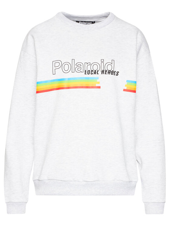Local Heroes Local Heroes Džemperis Classic Polaroid LHPLS0003 Pilka Oversize