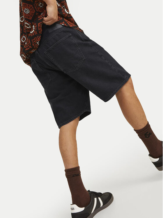 Jack&Jones Jack&Jones Jeans kratke hlače Tony 12249068 Črna Loose Fit