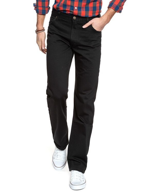 Lee Lee Jeansy BROOKLYN Czarny Straight Fit
