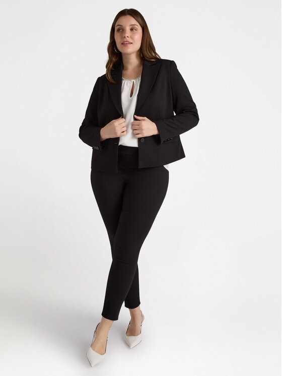 Fiorella Rubino Fiorella Rubino Pantaloni di tessuto P142L002120N033 Nero Slim Fit