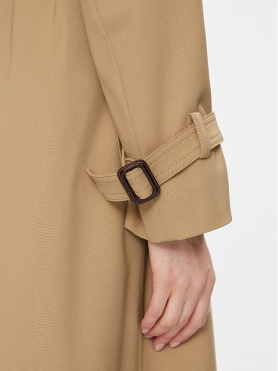 Weekend Max Mara Weekend Max Mara Cappotto di lana Giostra 2415021051 Beige Regular Fit