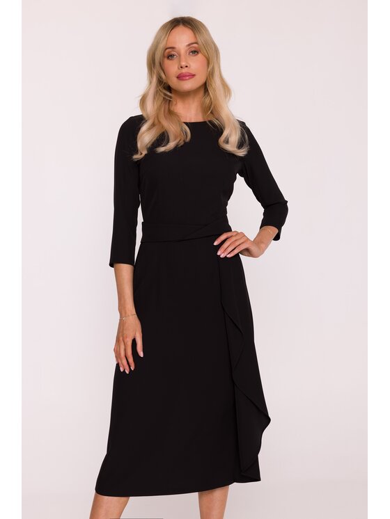 Stylove Stylove Sukienka elegancka s425 Czarny A-Line Fit