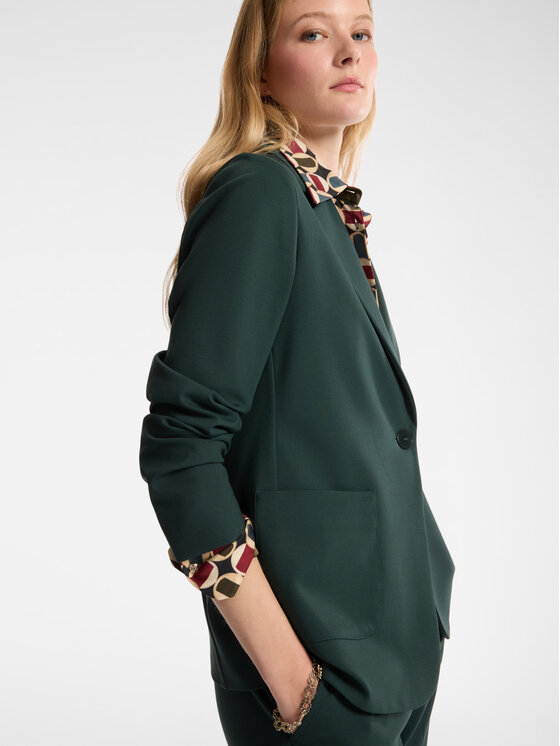 Elena Mirò Elena Mirò Giacca da abito R053P000089N053 Verde Slim Fit