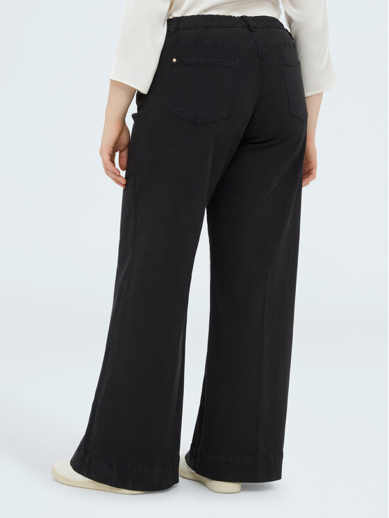 Fiorella Rubino Fiorella Rubino Spodnie materiałowe P709T005162N033 Czarny Regular Fit