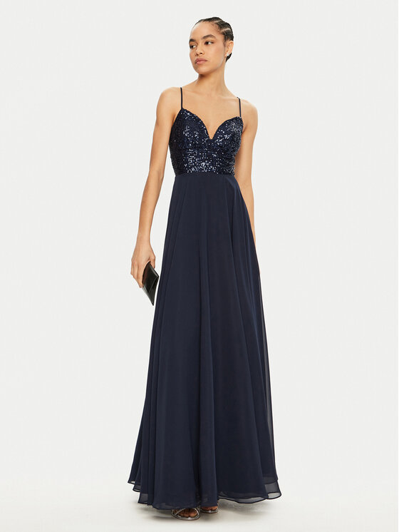 Swing Swing Rochie de seară 5AI09500 Bleumarin Regular Fit