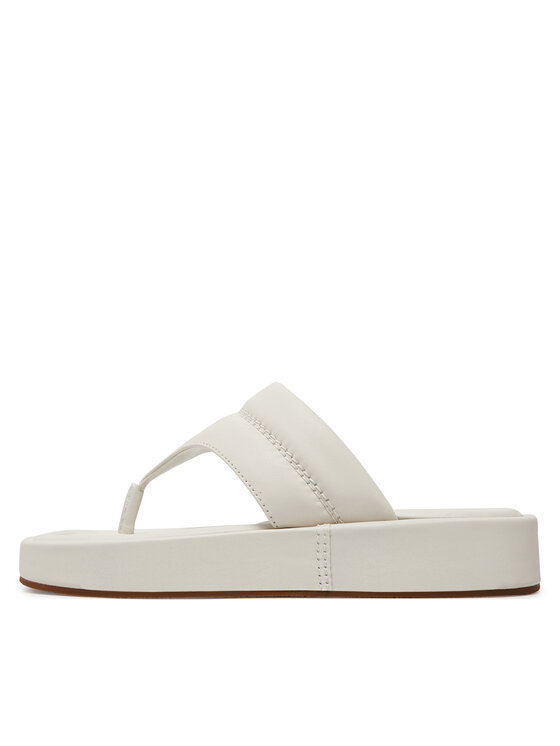 Clarks Clarks Čības uz pirksta Alda Walk 26176262 Balts