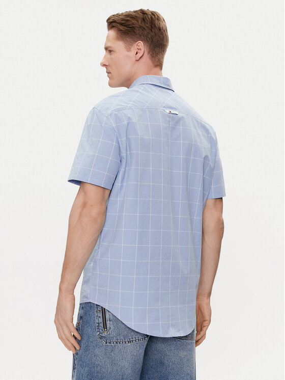 Tommy Jeans Tommy Jeans Cămașă DM0DM18967 Albastru Regular Fit