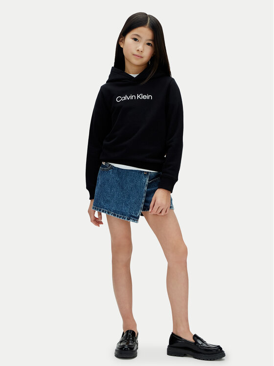 Calvin Klein Jeans Calvin Klein Jeans Bluza Inst Logo LV1CKSJB38 Czarny Regular Fit