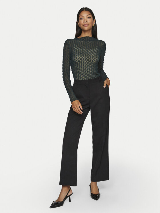 Vila Vila Majica Messan 14099018 Zelena Slim Fit