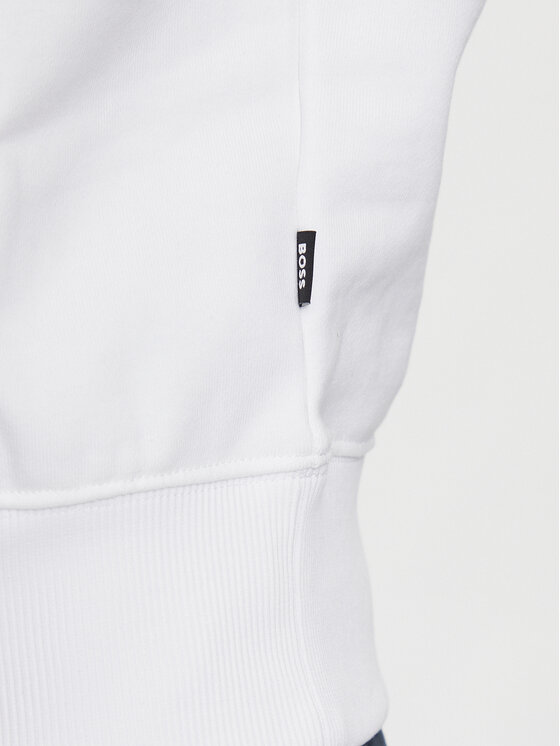 BOSS Boss Bluza Sullivan 16 50496661 Biały Oversize