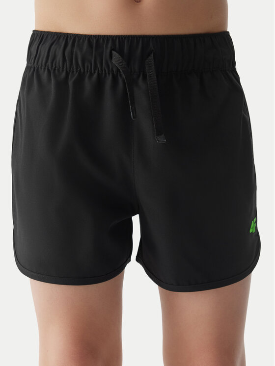 4F 4F Σορτς κολύμβησης 4FJWSS24UBDSM068 Μαύρο Regular Fit