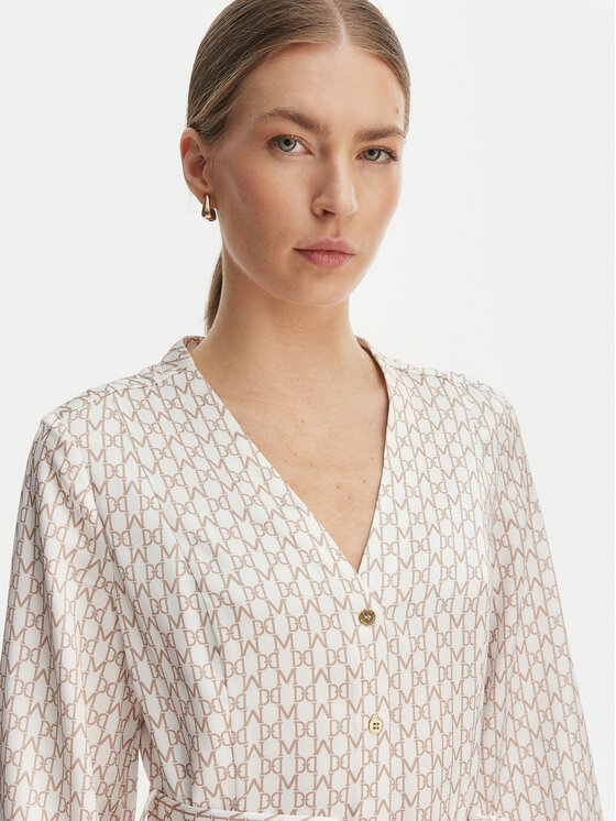 Marciano Guess Marciano Guess Košeľové šaty G6GK59 W2349 Écru Regular Fit
