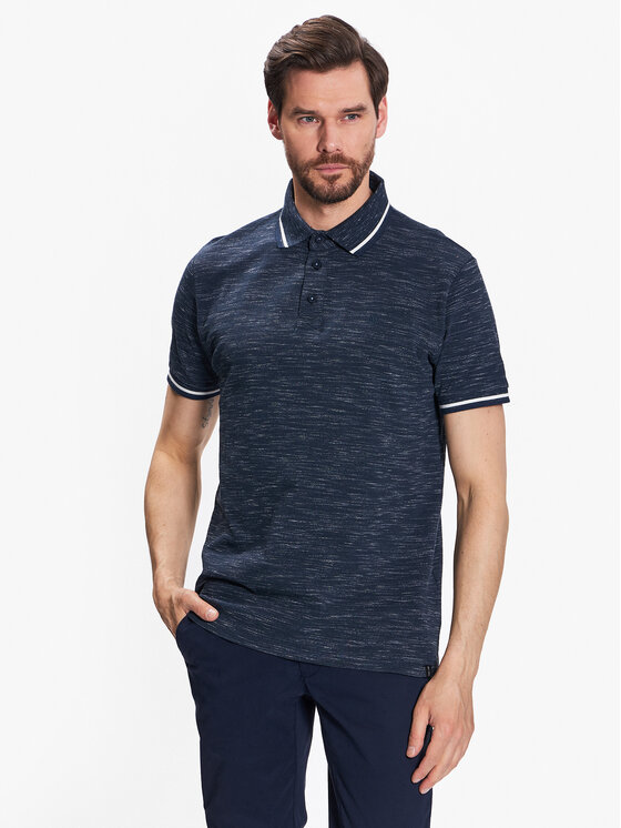 INDICODE Polo Conley 40-317 Tamnoplava Regular Fit