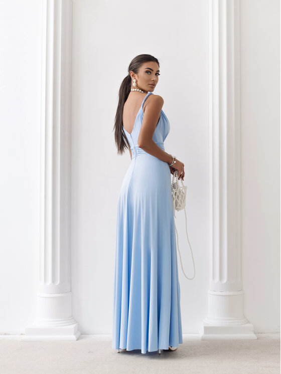 Aurora Aurora Sukienka wieczorowa Milo Niebieski Feminine Fit