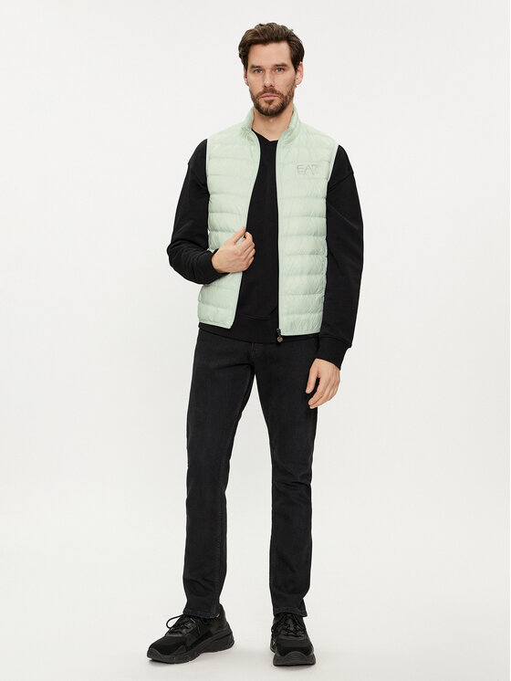 EA7 Emporio Armani EA7 Emporio Armani Kamizelka 8NPQ01 PN29Z 1133 Zielony Regular Fit