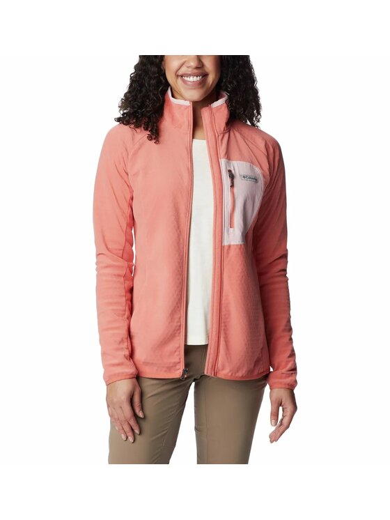 Columbia Columbia Bluza 201601 Pomarańczowy Regular Fit