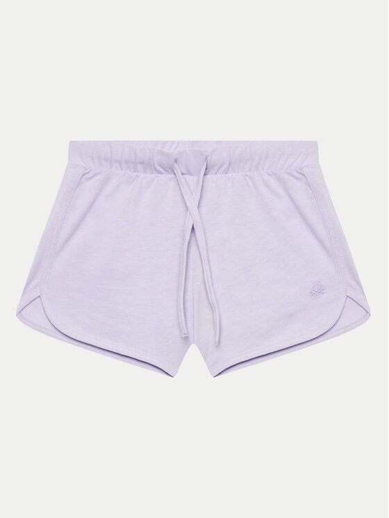 United Colors Of Benetton Pantaloni scurți sport 3I1XC901F Violet Regular Fit