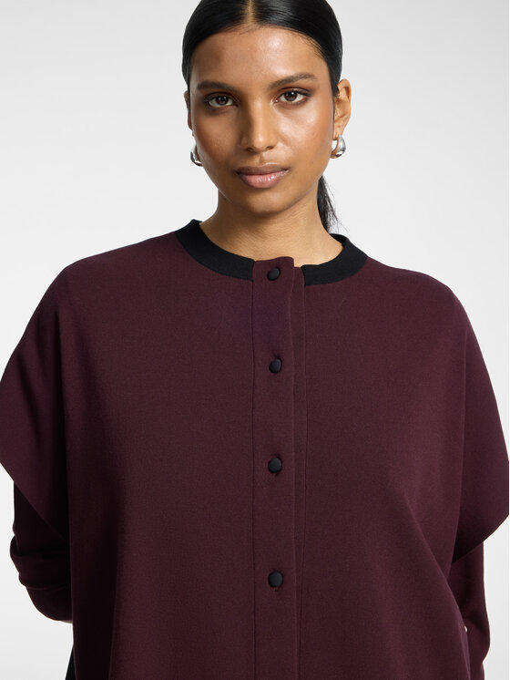 Elena Mirò Elena Mirò Sweter S613E003774N039 Bordowy Boxy Fit