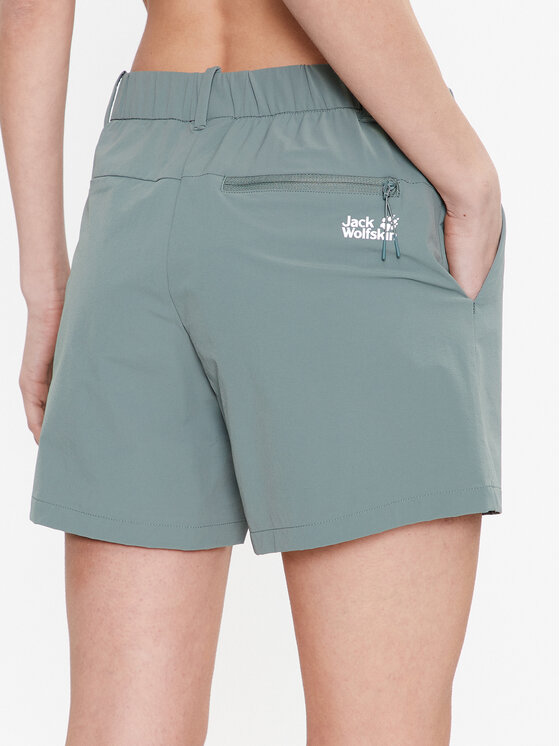 Jack Wolfskin Jack Wolfskin Αθλητικό σορτς Pack & Go 1507391 Πράσινο Regular Fit