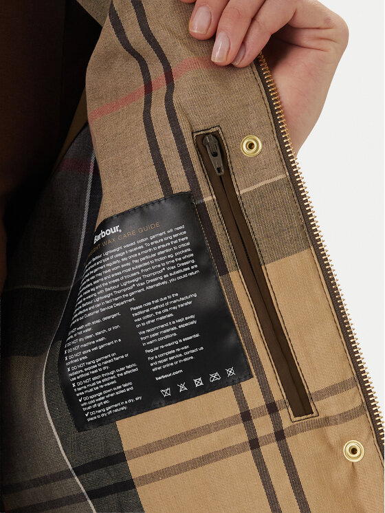 Barbour Barbour Демісезонна куртка Argill Wax LWX1532BR51 Коричневий Regular Fit