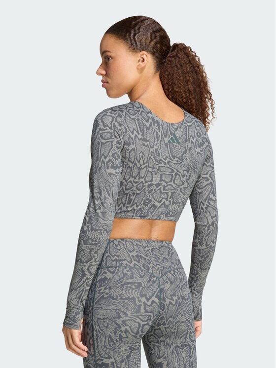adidas adidas Koszulka techniczna 165546 Zielony Fitted Fit