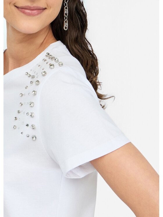 Liu Jo Liu Jo T-shirt MF5344J630811110 Bianco Regular Fit