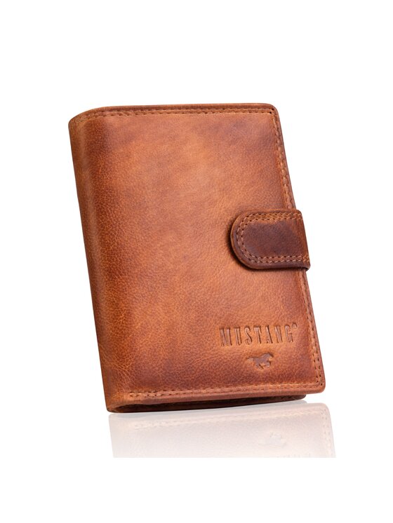 Mustang Mustang Portfel DENIMO HIGH WALLET Brązowy