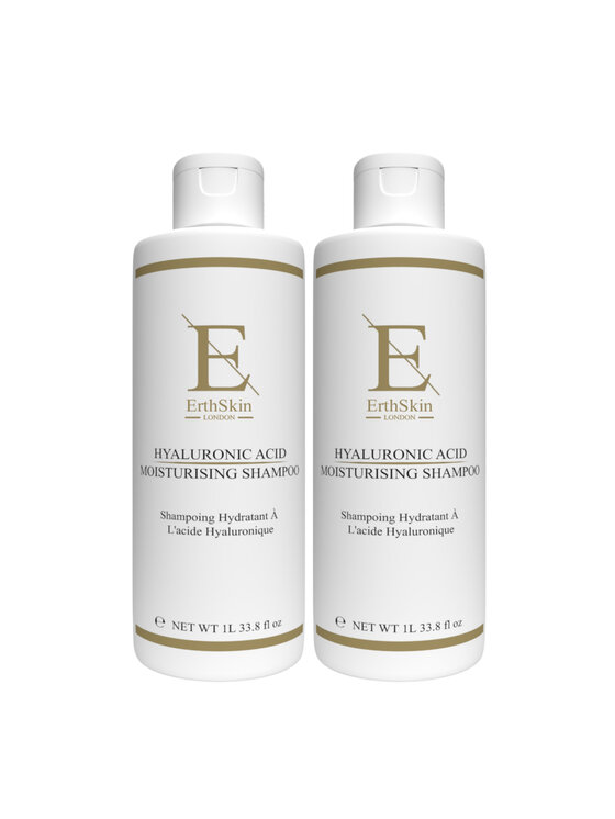 Erthskin London Erthskin London 2x Szampon nawilżający z kwasem hialuronowym Szampon do włosów