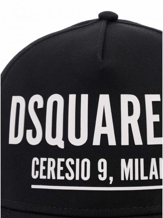 ドラッグストアーズ★ Dsquared2 Czapka z daszkiem BCM053105C00001 M063 Czarny