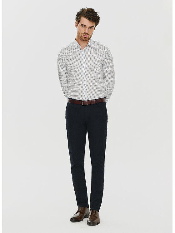 Pako Lorente Pako Lorente Koszula P24SF-1X-018 Biały Slim Fit