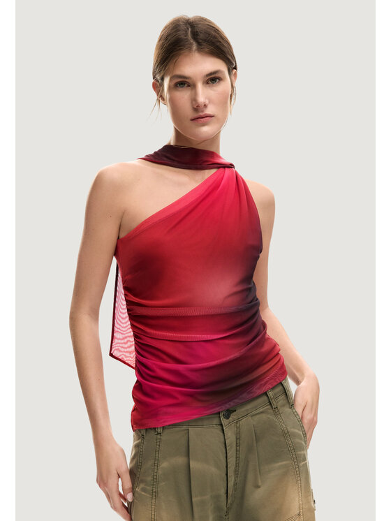 Desigual Desigual Särkpluus Bratislava 26SWTK31 Punane Slim Fit