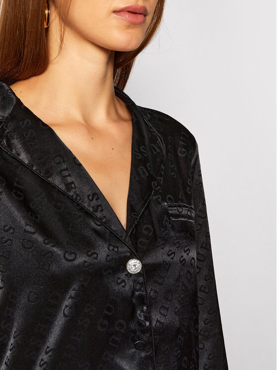 Guess Guess Pižama O0BX01 WDIO0 Juoda