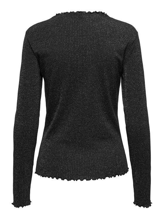 ONLY ONLY Blúz Emma 15331094 Fekete Regular Fit