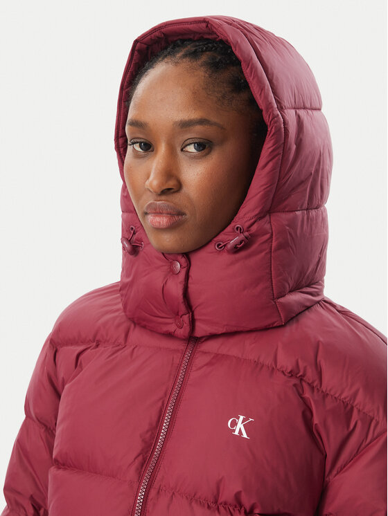 Calvin Klein Jeans Calvin Klein Jeans Пухено яке LV047H500G Бордо Regular Fit
