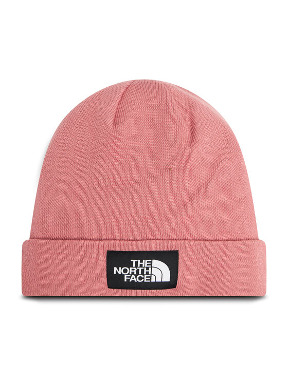 north face pink beanie