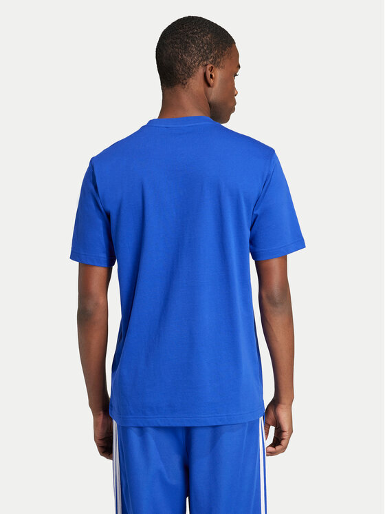 adidas adidas T-Shirt adicolor Trefoil IZ3058 Niebieski Regular Fit