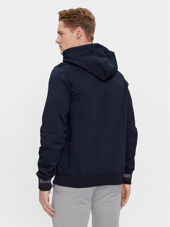 Tommy Hilfiger Tommy Hilfiger Bluza Collegiate MW0MW32682 Granatowy Regular Fit
