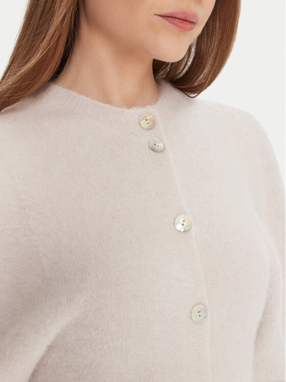 Kontatto Kontatto Kardiganas 3M0873C Écru Regular Fit