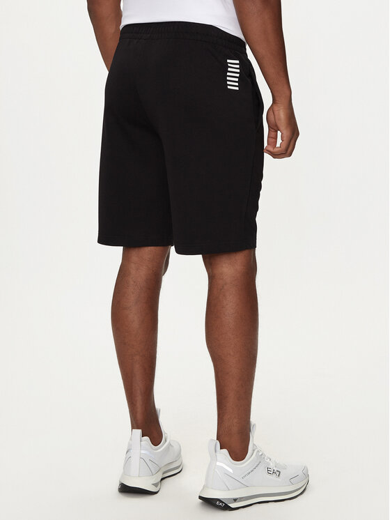EA7 Emporio Armani EA7 Emporio Armani Pantaloni scurți sport 8NPS65 PJVRZ 1200 Negru Regular Fit