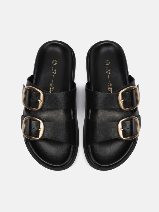 L37 L37 Ciabatte SUMMER SOOTHE Nero