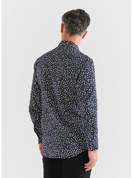 Pako Lorente Pako Lorente Koszula P23WF-1X-005 Granatowy Slim Fit