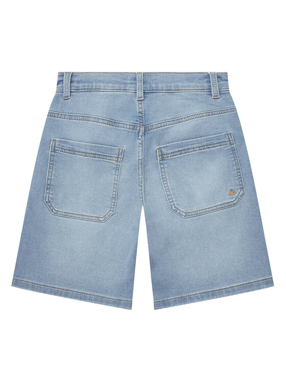 United Colors Of Benetton United Colors Of Benetton Pantaloni scurți de blugi 44LGC9048 Albastru Regular Fit